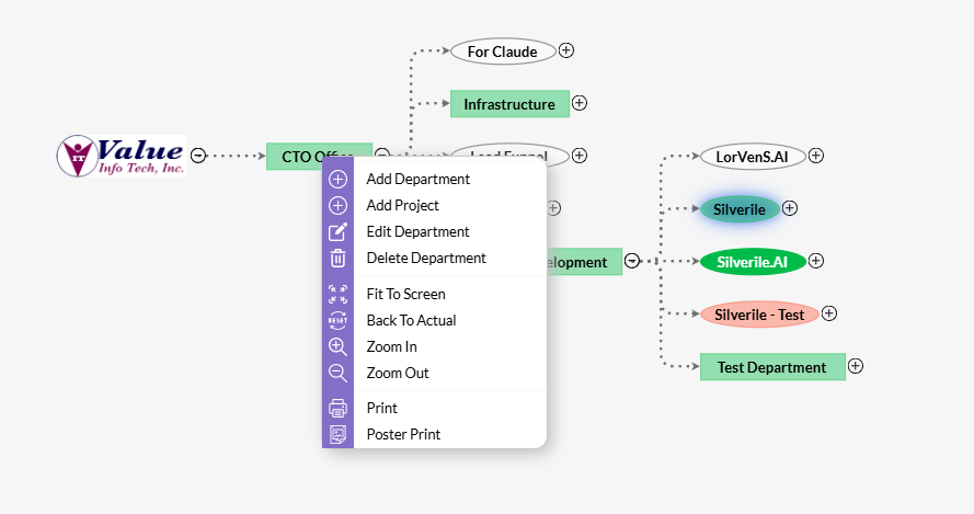 Entity status panel on the right